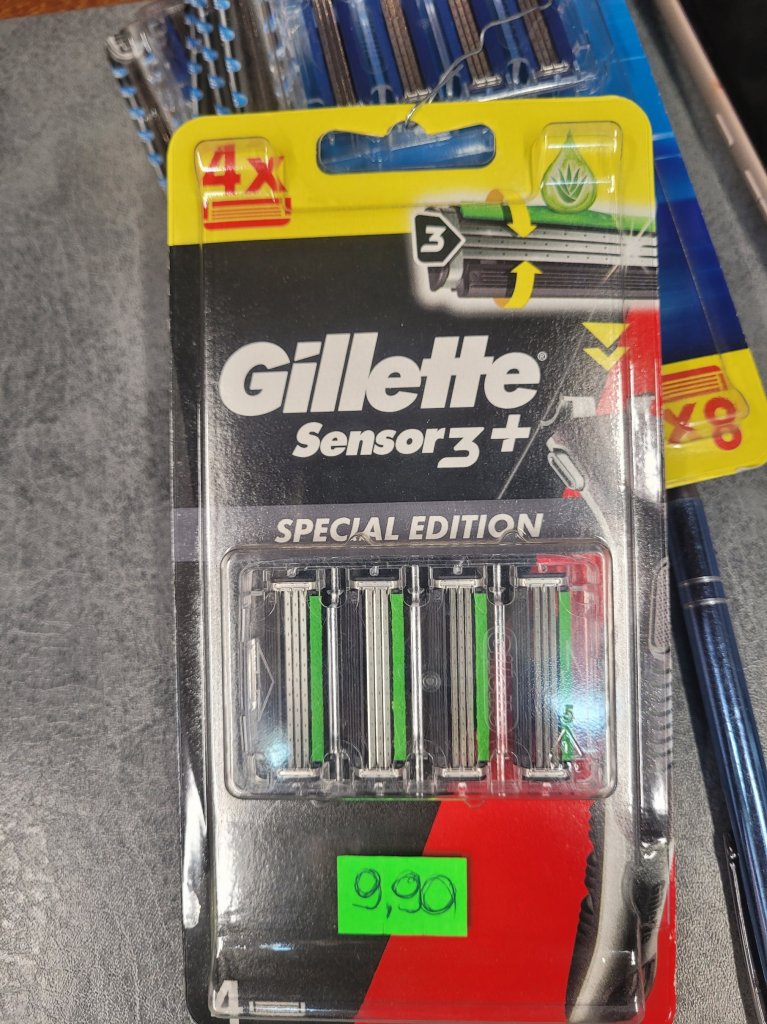 Ostrza Gillette Sensor 3 plus special edition