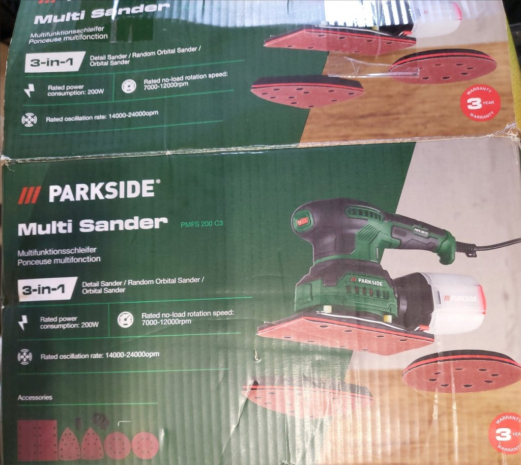 Szlifierka oscylacyjna Parkside PMFS 200 C3