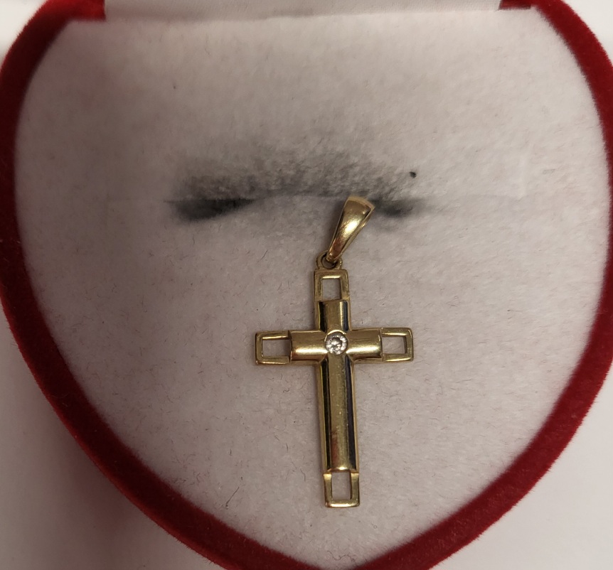 Zloty krzyżyk 1.2 gram